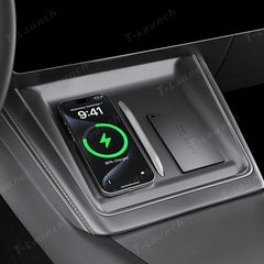 Wireless Charging Pad Silicone Protector Anti-Slip Mat for Tesla Model YL 2026+