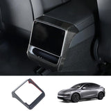 [Real Carbon Fiber] Rear AC Vent Cover for Tesla Model Y Juniper 2025+