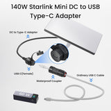 Waterproof USB-C Adapter for Starlink Mini - Fits All USB-C Cables