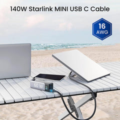 Cavo di alimentazione USB-C a CC con spia luminosa per Starlink Mini