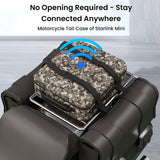 Waterproof Travel Case with Dual Power Source Storage for Starlink Mini & Accessories