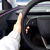 Premium Ventilated Steering Wheel Cover for Tesla Model Y Juniper 2025+