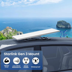 Magnetic Anti-Theft Roof Mount for Starlink Gen 3, 440lbs Pull Force