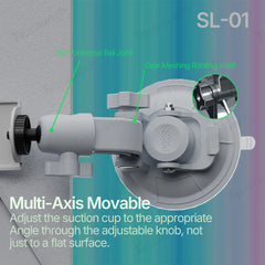 All-in-One Car Window Suction Mount Kit for Starlink Mini