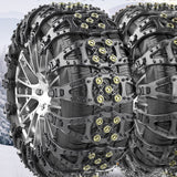 Fishbone Style Anti Slip Snow Chains (for Car Tire Size 165-245mm)