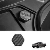 Windshield Washer Fluid Filler Cap Trim Cover (Carbon Fiber Pattern ABS) for Cybertruck