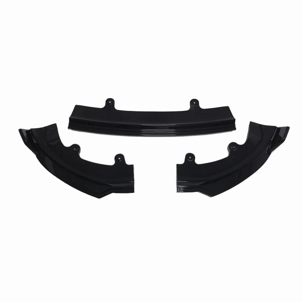 ABS 3-Piece No-Drill front bumper lip spoiler for Tesla Model Y Juniper 2025+ - T-Launch