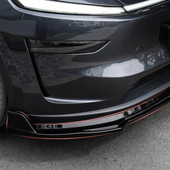 ABS 3-Piece No-Drill front bumper lip spoiler for Tesla Model Y Juniper 2025+ - T-Launch