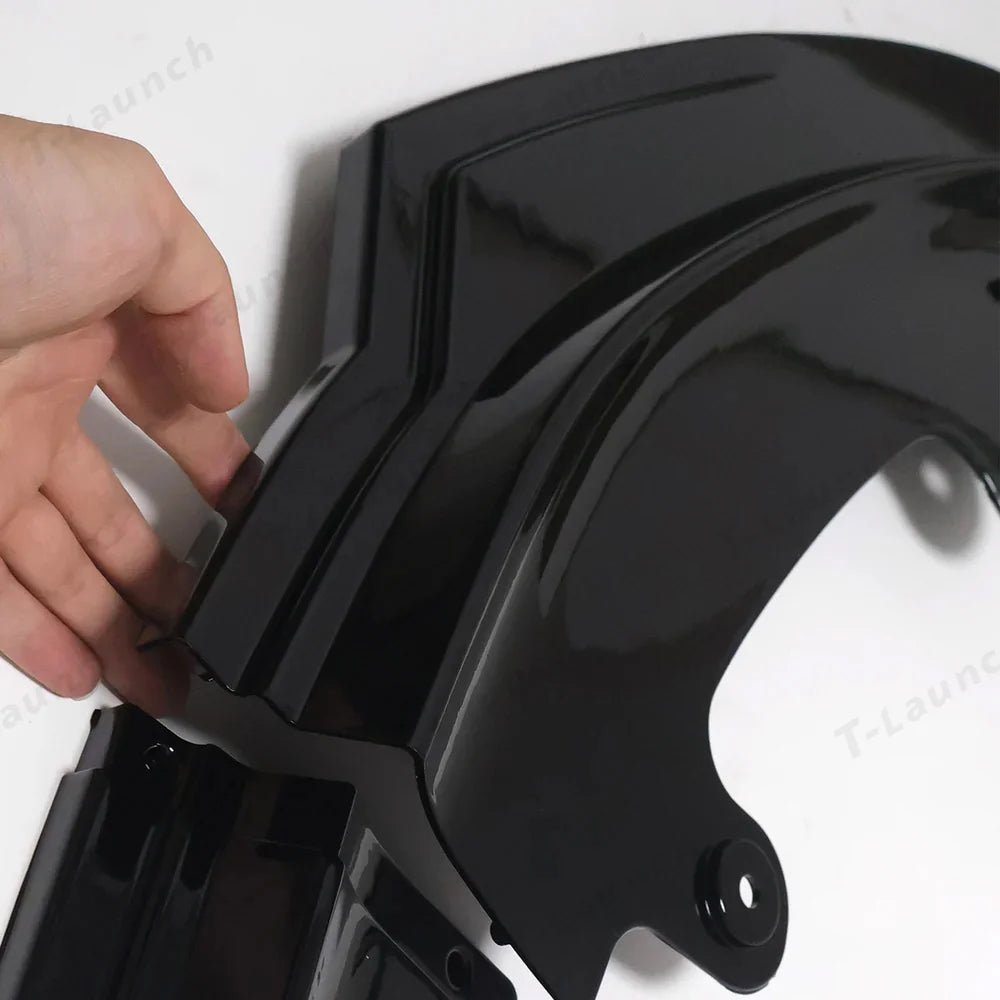 ABS 3-Piece No-Drill front bumper lip spoiler for Tesla Model Y Juniper 2025+ - T-Launch