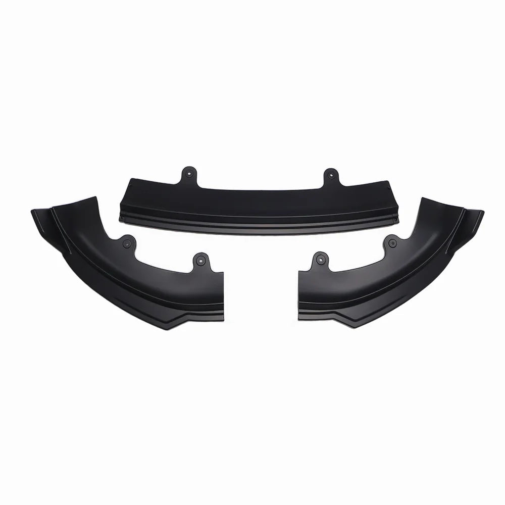 ABS 3-Piece No-Drill front bumper lip spoiler for Tesla Model Y Juniper 2025+ - T-Launch