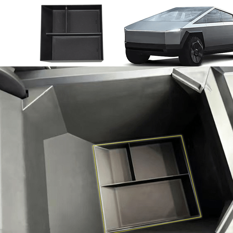 ABS Center Console Armrest Lower Storage Box for Cybertruck - T-Launch