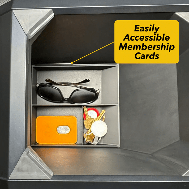 ABS Center Console Armrest Lower Storage Box for Cybertruck - T-Launch