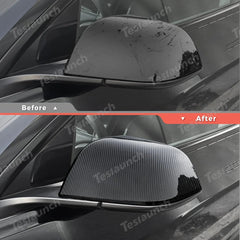 ABS Side Mirror Covers & Door Handle Covers for Tesla Model 3 Highland Standard 2025+ - T-Launch
