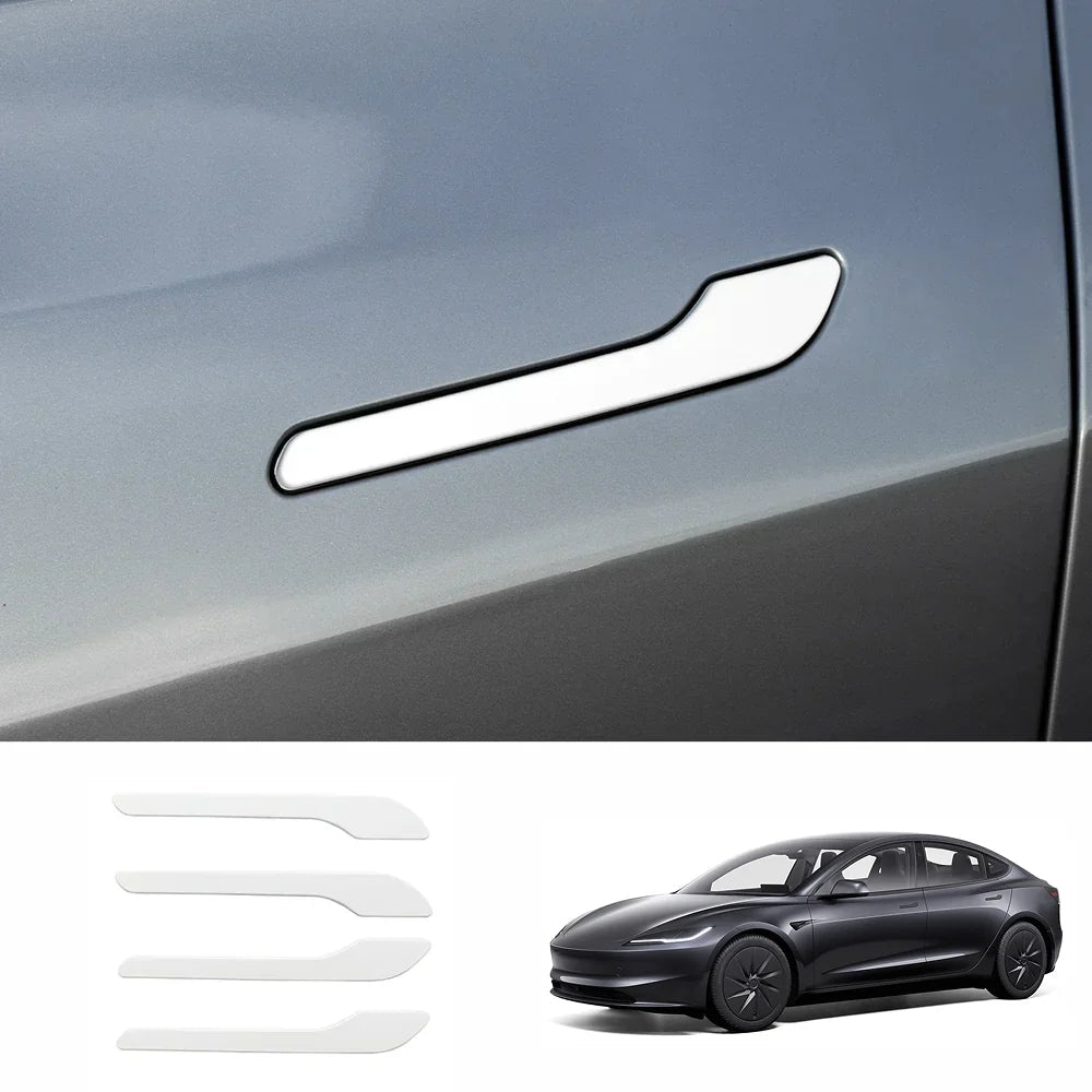 ABS Side Mirror Covers & Door Handle Covers for Tesla Model 3 Highland Standard 2025+ - T-Launch