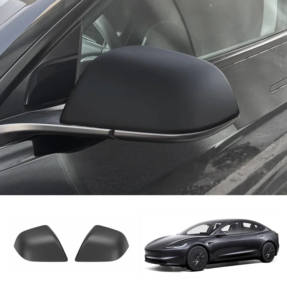 ABS Side Mirror Covers & Door Handle Covers for Tesla Model 3 Highland Standard 2025+ - T-Launch