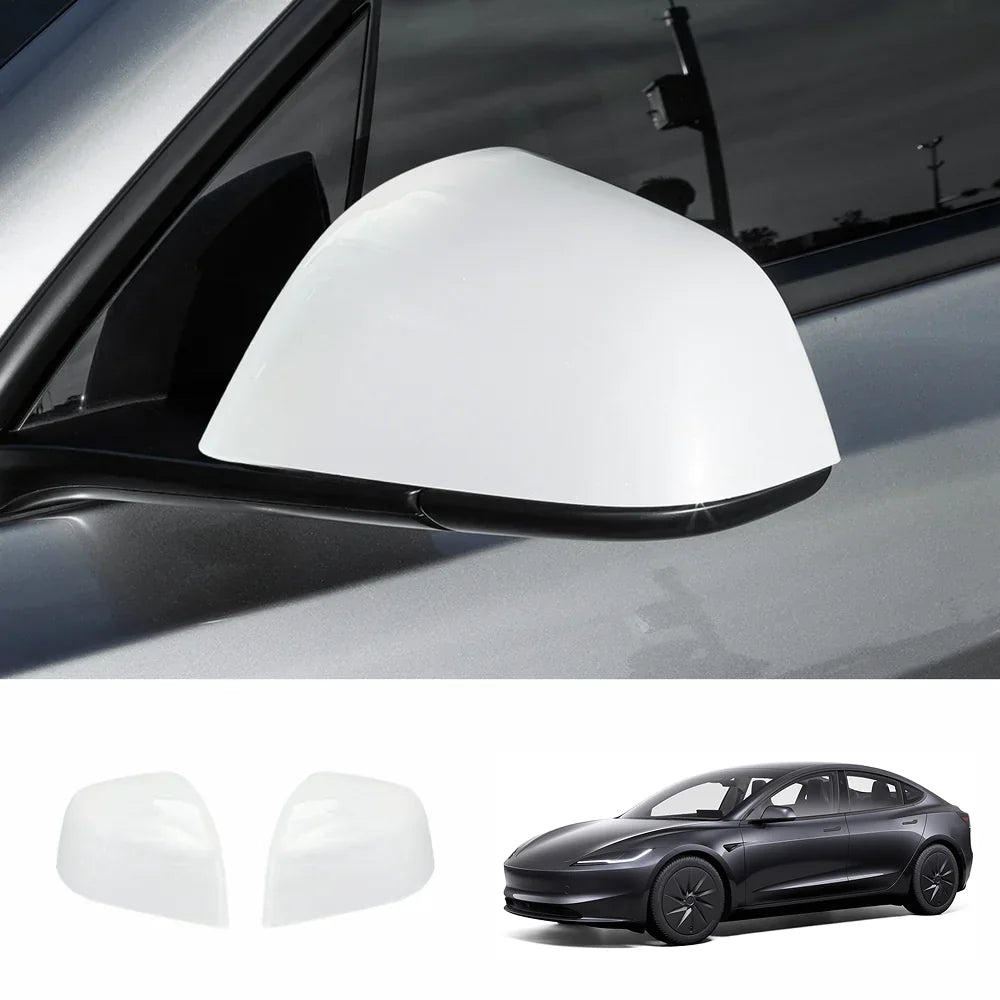ABS Side Mirror Covers & Door Handle Covers for Tesla Model 3 Highland Standard 2025+ - T-Launch