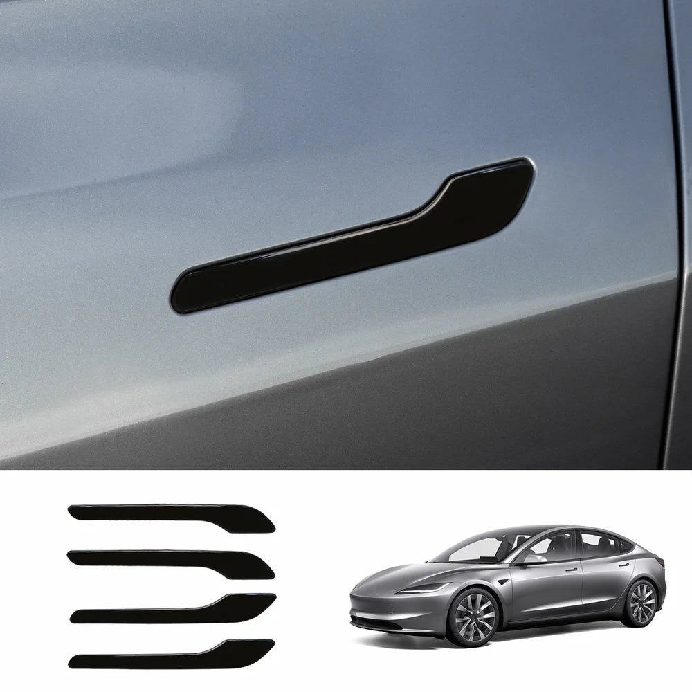 ABS Side Mirror Covers & Door Handle Covers for Tesla Model Y Juniper 2025+ / Model 3 Highland 2024+ - T-Launch