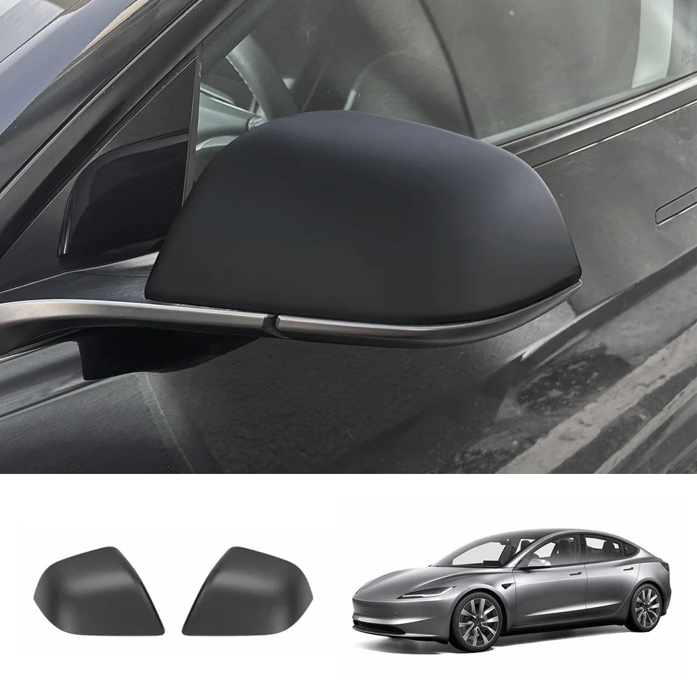 ABS Side Mirror Covers & Door Handle Covers for Tesla Model Y Juniper 2025+ / Model 3 Highland 2024+ - T-Launch