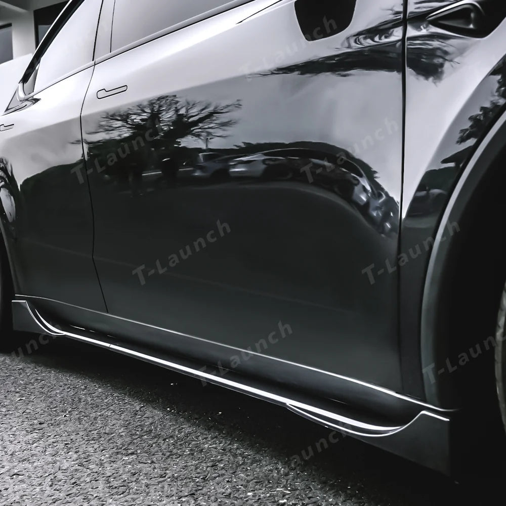 ABS Split-Type Side Skirts for Tesla Model Y Juniper 2025+ - T-Launch