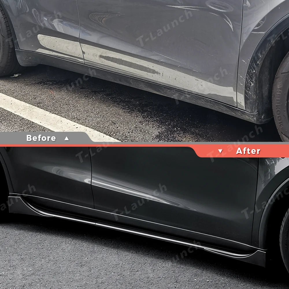 ABS Split-Type Side Skirts for Tesla Model Y Juniper 2025+ - T-Launch
