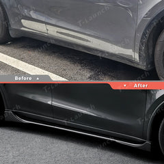 ABS Split-Type Side Skirts for Tesla Model Y Juniper 2025+ - T-Launch
