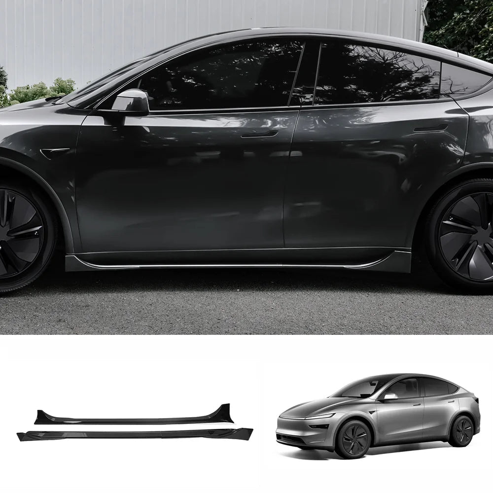 ABS Split-Type Side Skirts for Tesla Model Y Juniper 2025+ - T-Launch