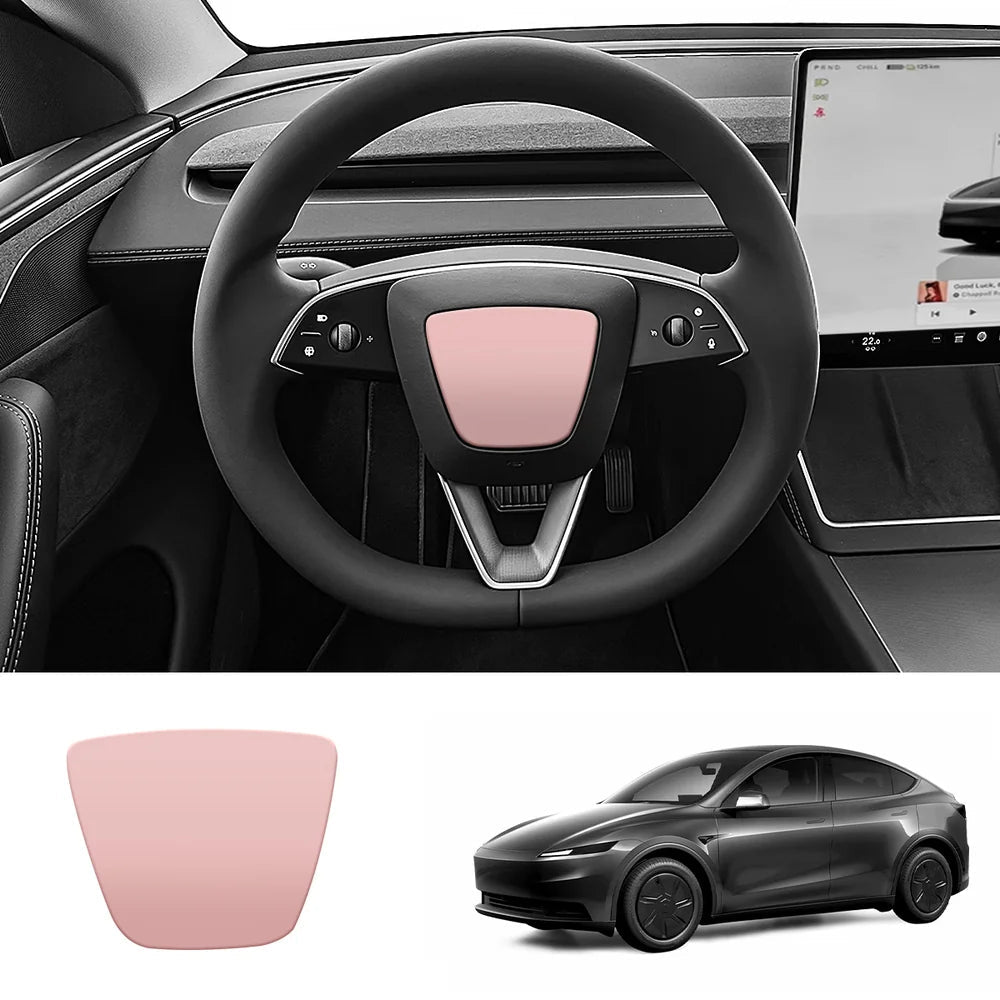 ABS Steering Wheel Center & V-Shape Trim for 2026 New Tesla Model Y Standard - T-Launch