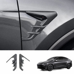 ABS Turn Signal & Camera Covers with Air Blades for 2026 New Tesla Model Y Standard - T-Launch