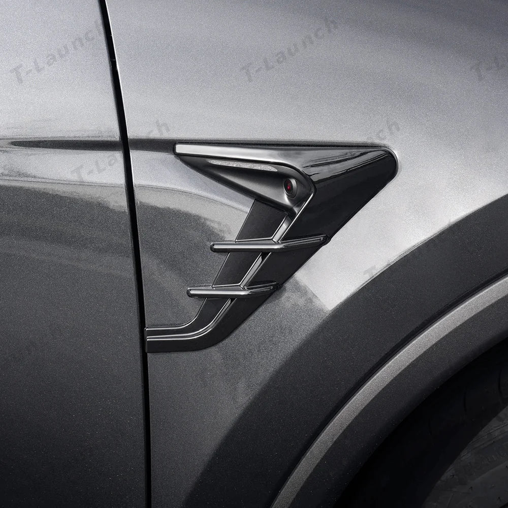 ABS Turn Signal & Camera Covers with Air Blades for 2026 New Tesla Model Y Standard - T-Launch