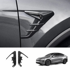 ABS Turn Signal & Camera Covers with Air Blades for Tesla Model Y Juniper 2025+ - T-Launch