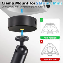 Adjustable Clamp Mount Kit for Starlink Mini Dish - T-Launch