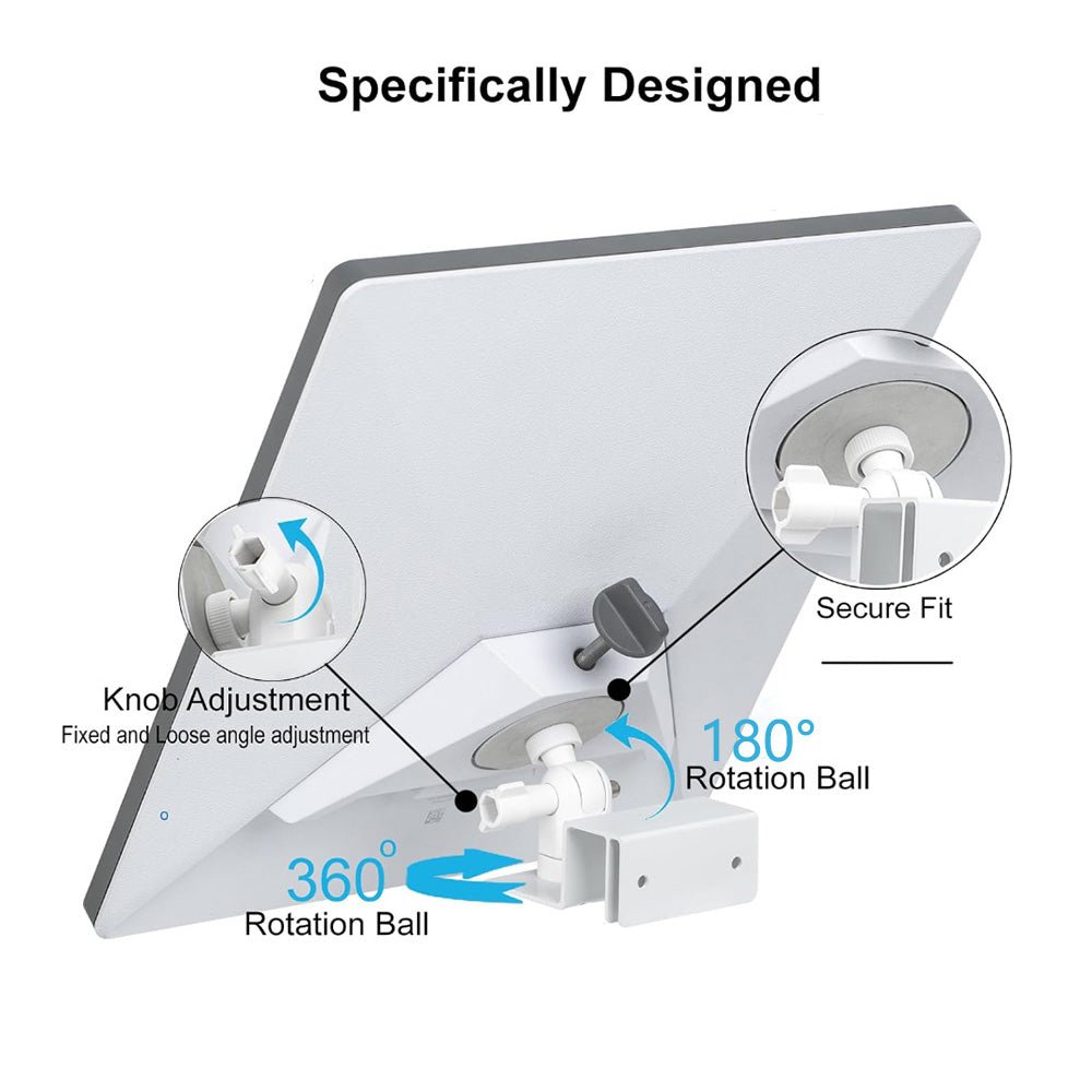 Adjustable Gutter Mount with Screw Adapter for Starlink Mini - T-Launch