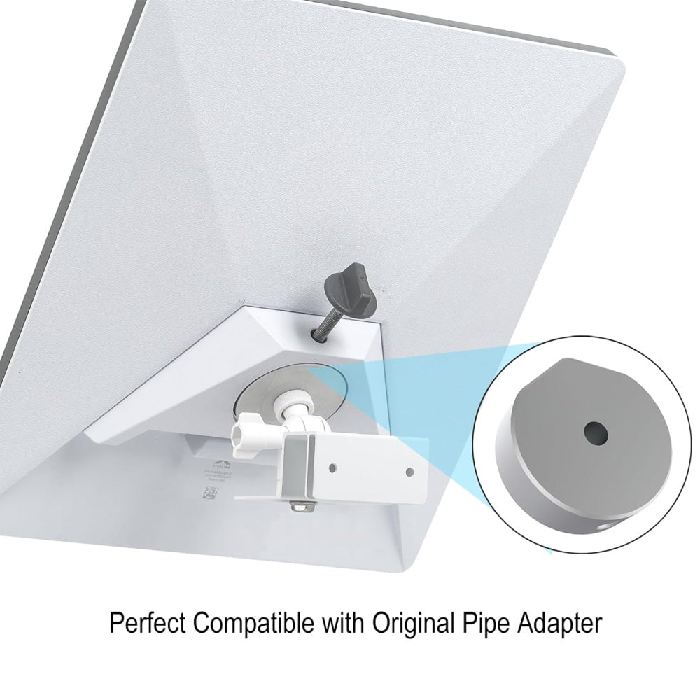 Adjustable Gutter Mount with Screw Adapter for Starlink Mini - T-Launch