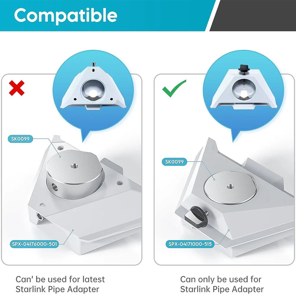 Adjustable Magnetic Car Mount for Starlink Mini - T-Launch