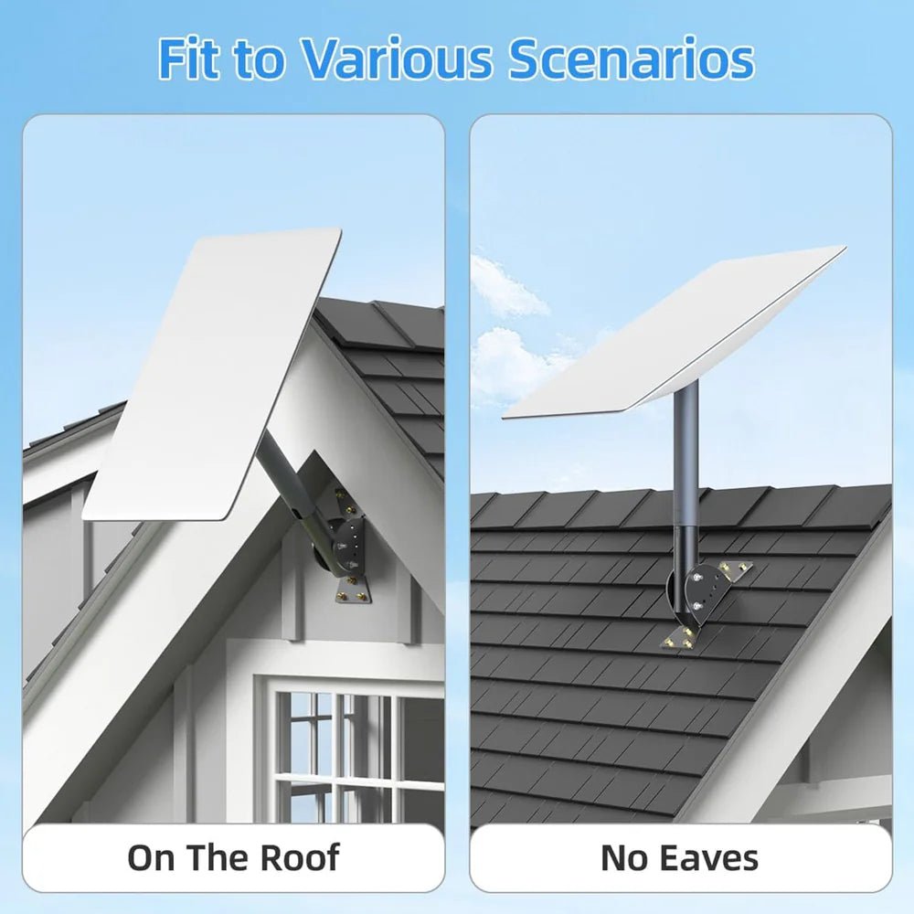 Adjustable Roof Pole Mounting Kit for Starlink Gen 2 Dish - T-Launch