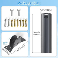 Adjustable Roof Pole Mounting Kit for Starlink Gen 2 Dish - T-Launch
