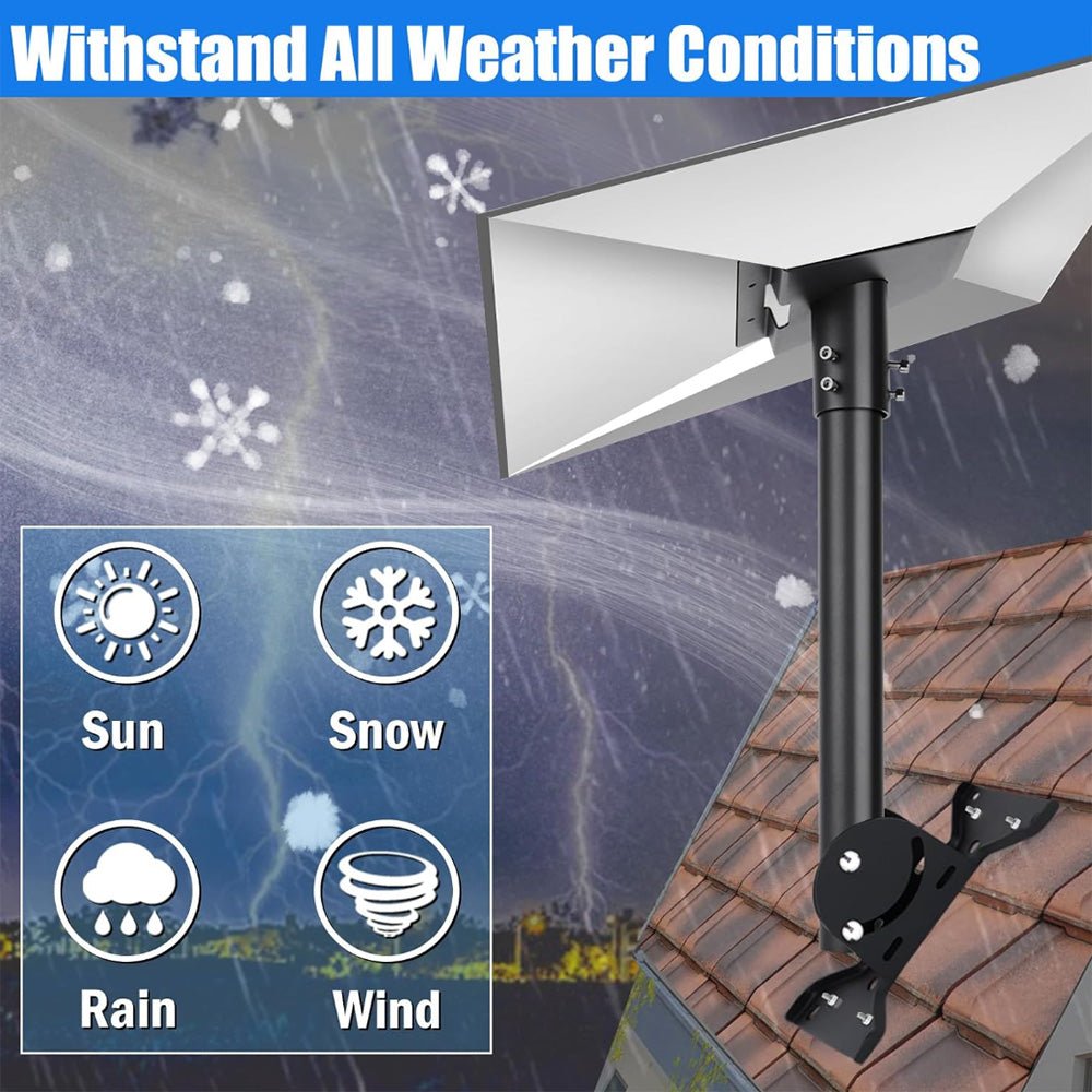 Adjustable Roof Pole Mounting Kit for Starlink Gen 3 Dish - T-Launch