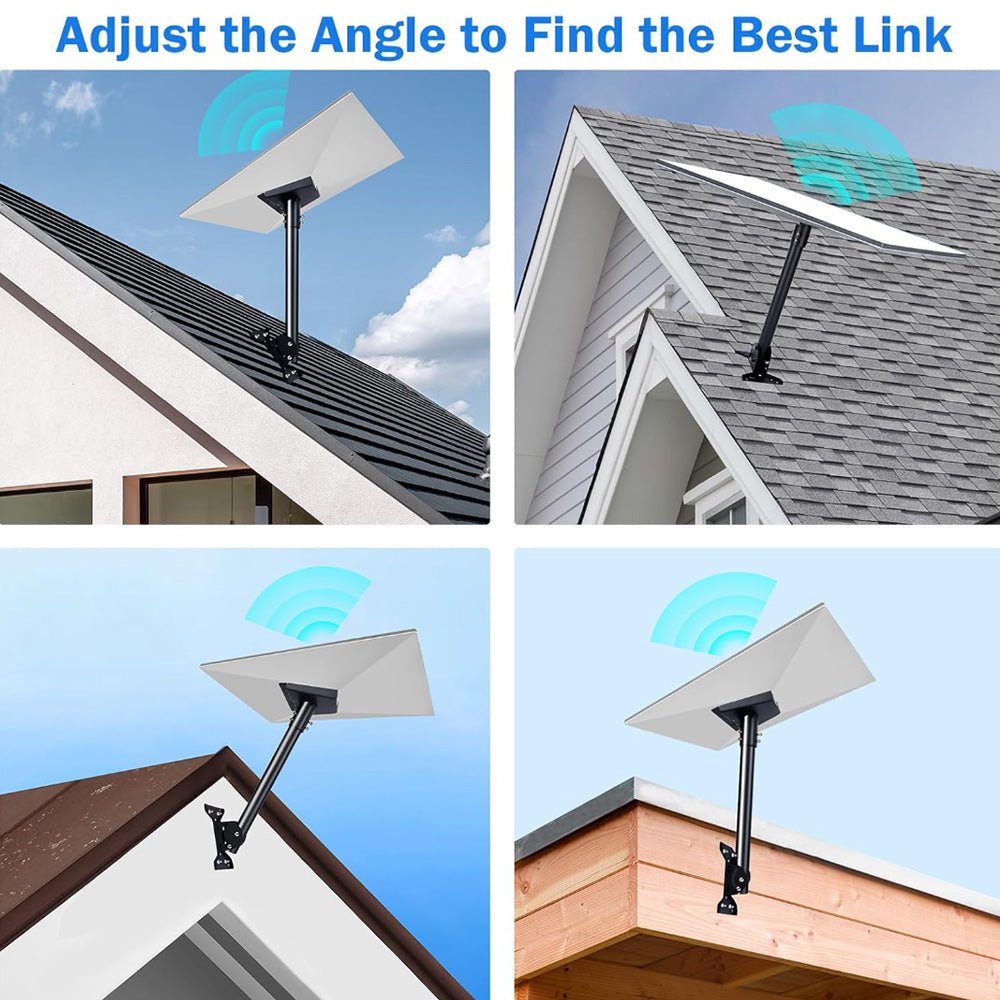 Adjustable Roof Pole Mounting Kit for Starlink Gen 3 Dish - T-Launch