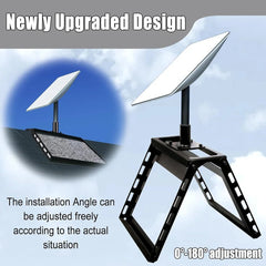 Adjustable Roof Ridge Mount for Starlink Gen 2 Satellite Dish - T-Launch