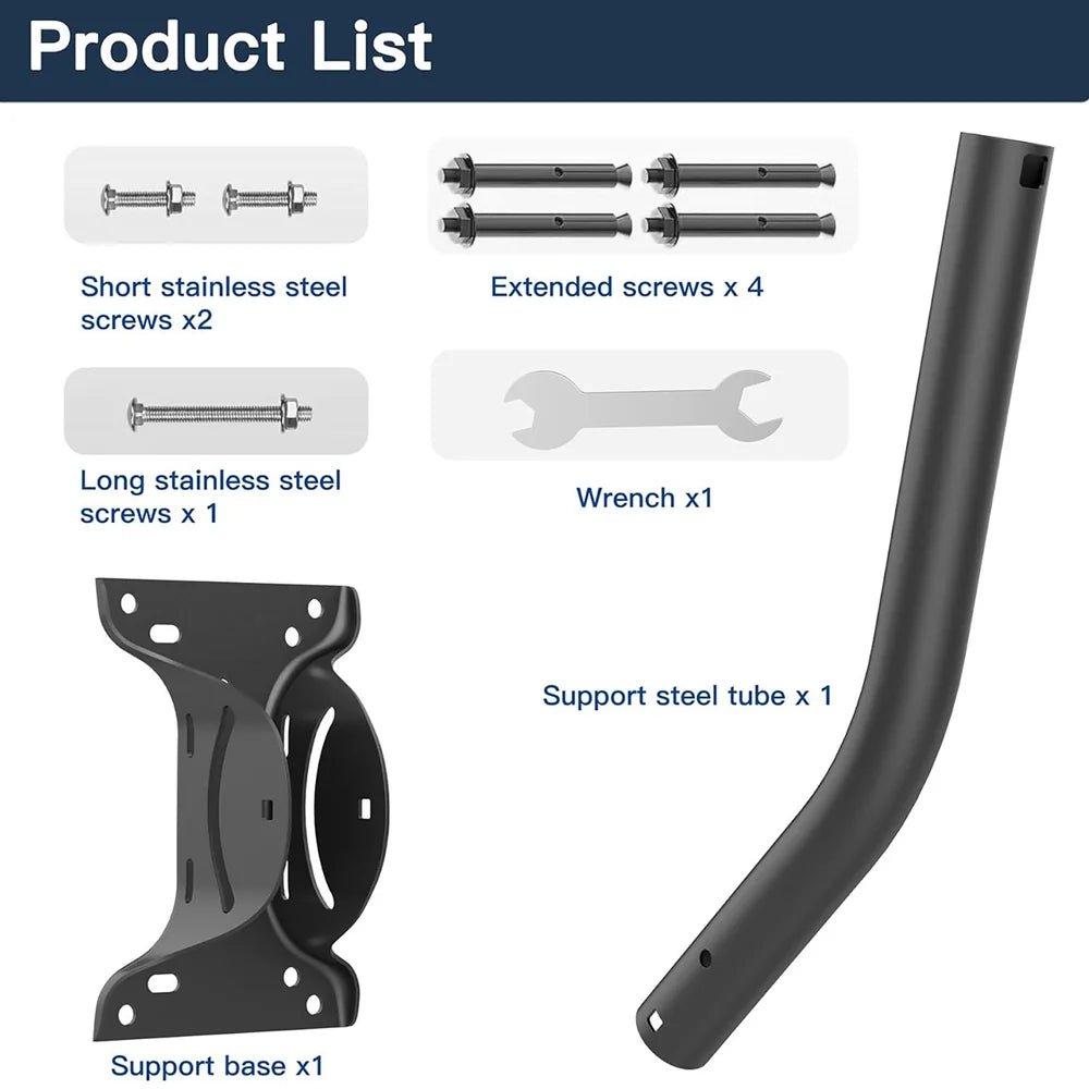 Adjustable Roof Wall Mount Kit for Starlink Gen 2 - T-Launch