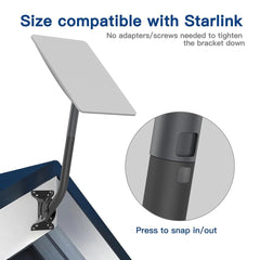 Adjustable Roof Wall Mount Kit for Starlink Gen 2 - T-Launch