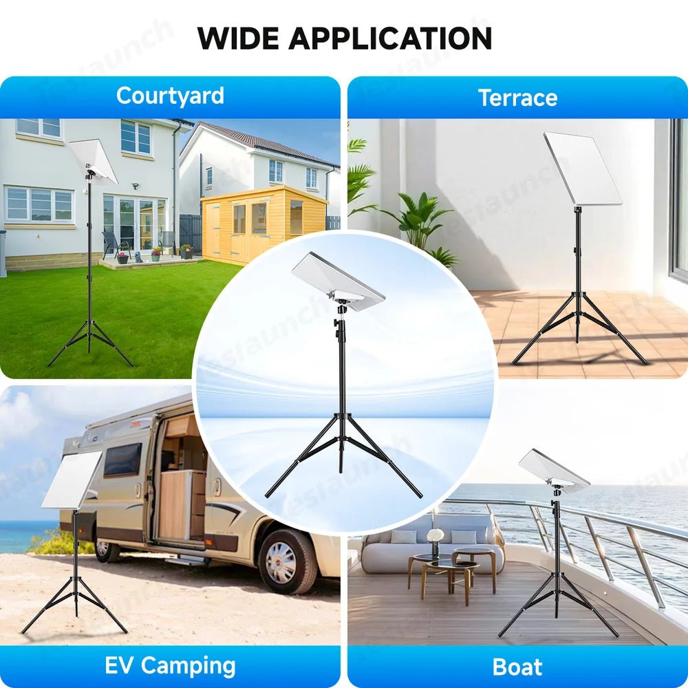 Adjustable Tripod Mount with 1/4″-20 Thread Pipe Adapter for Starlink Mini - T-Launch