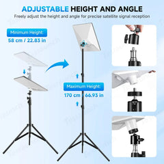 Adjustable Tripod Mount with 1/4″-20 Threaded Bracket for Starlink Mini - T-Launch