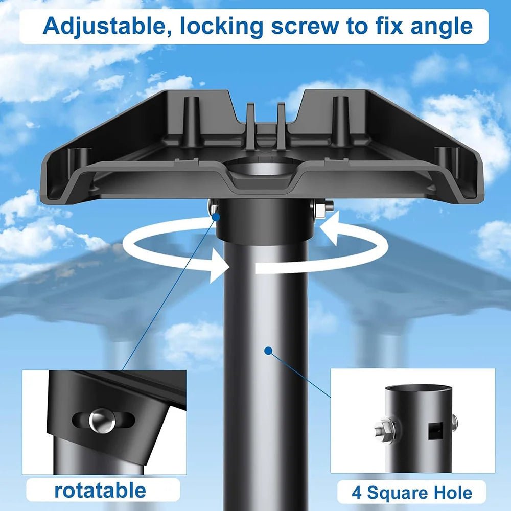 Adjustable Wall & Roof Mount Kit for Starlink Gen 3 Standard Dish - T-Launch