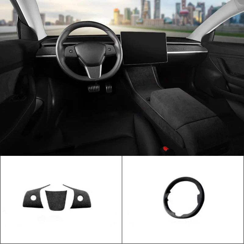 Alcantara Accessories for Tesla - T-Launch