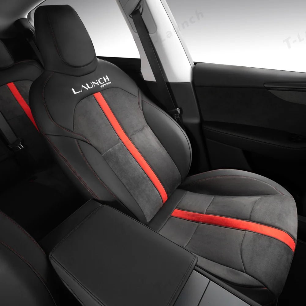Alcantara All-Inclusive Seat Cover for Tesla Model 3 (2018-2025+) / Model Y (2021-2025+) - T-Launch