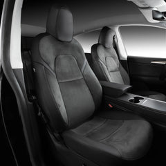 Alcantara All-Inclusive Seat Cover for Tesla Model 3 (2018-2025+) / Model Y (2021-2025+) - T-Launch