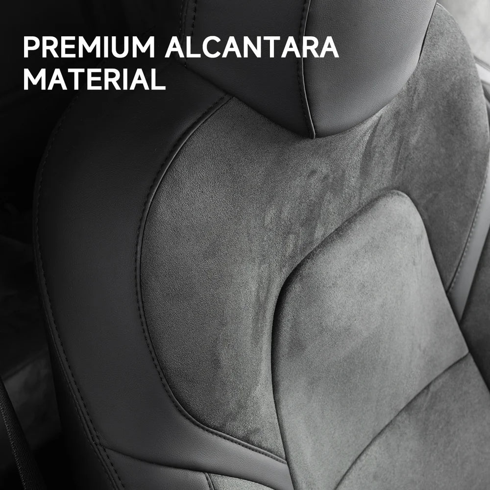 Alcantara All-Inclusive Seat Cover for Tesla Model 3 (2018-2025+) / Model Y (2021-2025+) - T-Launch