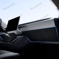 Alcantara Anti-kick Stickers Under the Dashboard For 2024+ Model 3 Highland - T-Launch