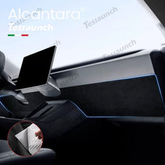 Alcantara Anti-kick Stickers Under the Dashboard For 2024+ Model 3 Highland - T-Launch